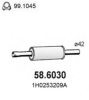 ASSO 58.6030 Middle Silencer